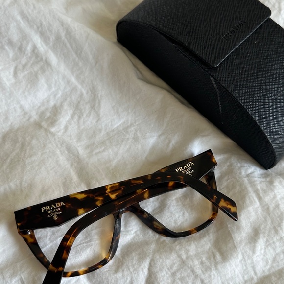 Prada Tortoiseshell Cat Eye Glasses (Frames Only) - Picture 6 of 9